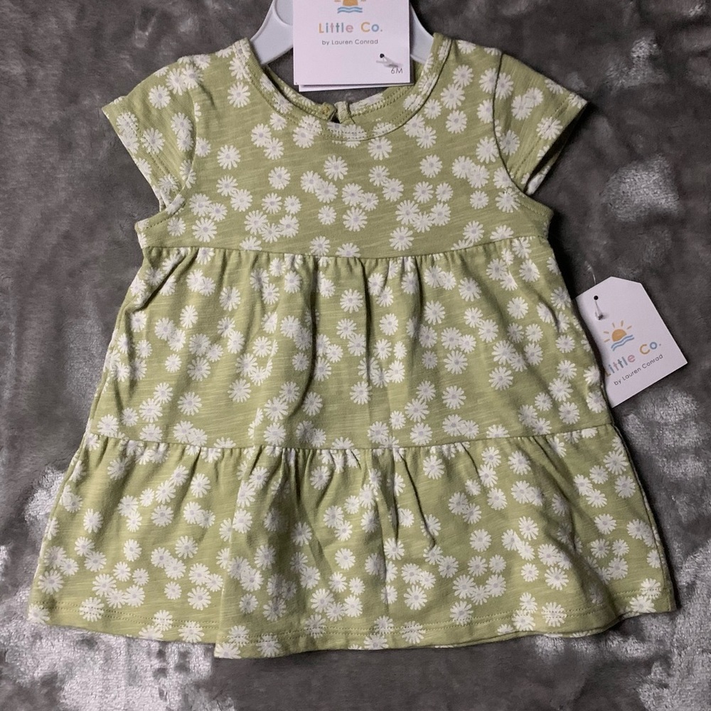 Cutest casual baby girl dress, perfect with jean jacket and booties for fall